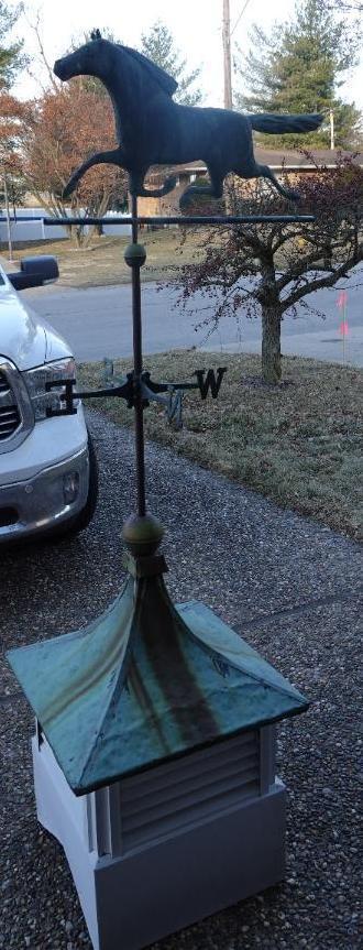 Horse Weathervane with Cupola