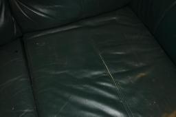 Green Leather Style Couch