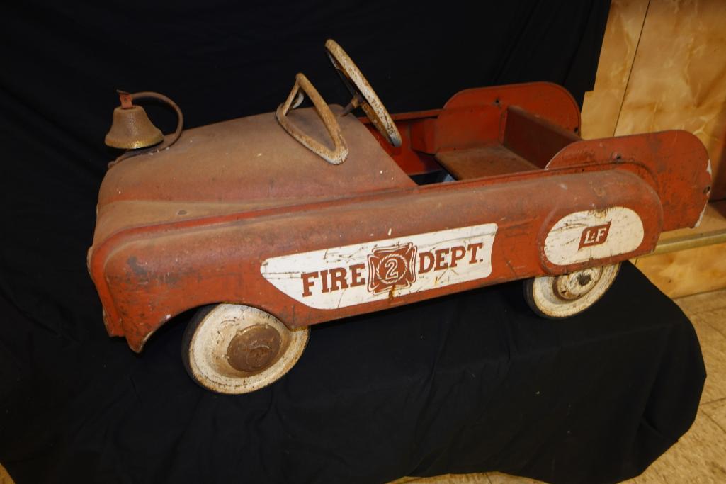 L&F Fire Dept. No. 2 Antique Pedal Car