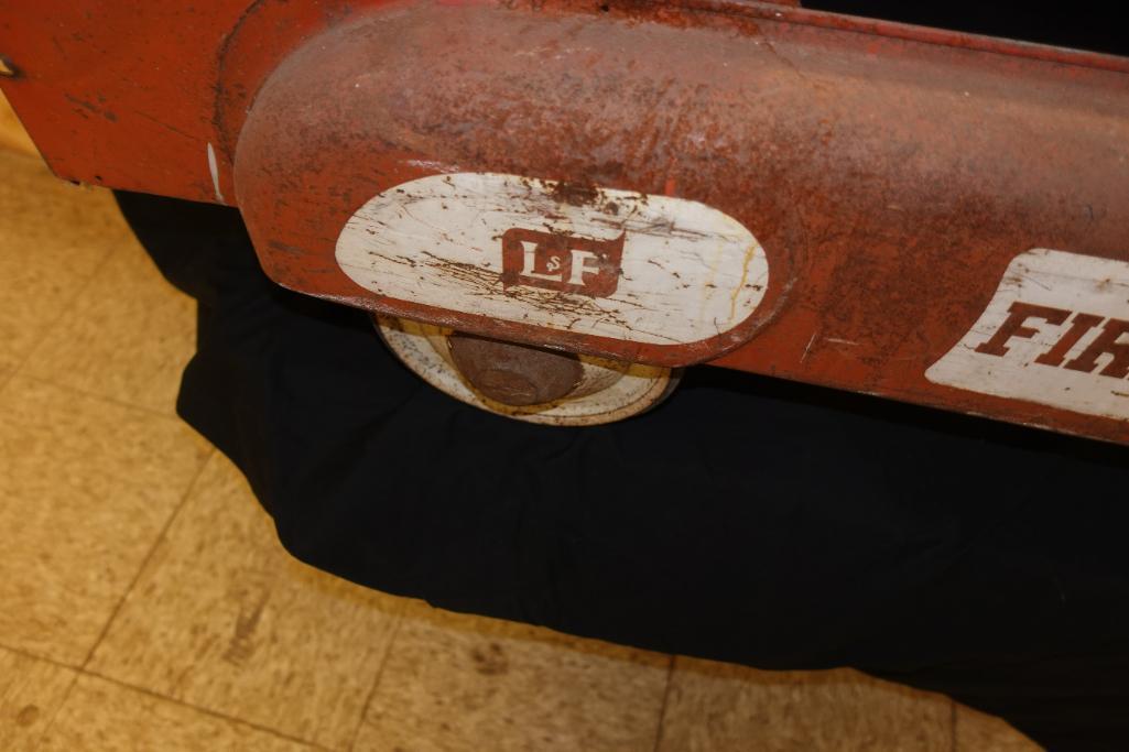 L&F Fire Dept. No. 2 Antique Pedal Car