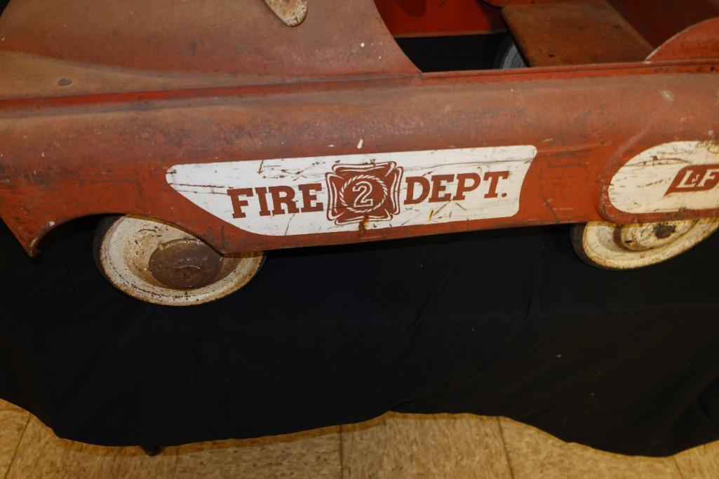L&F Fire Dept. No. 2 Antique Pedal Car