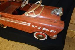 Vintage Firetruck Pedal Car