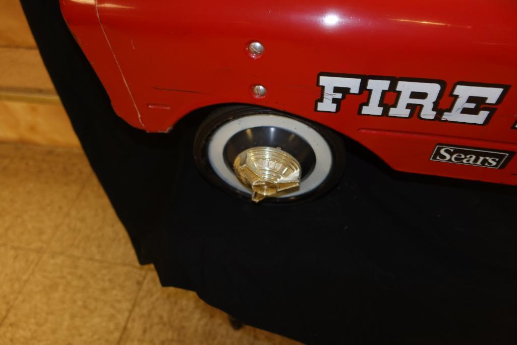 Sears Fire Fighter No.8 Vintage Pedal Car