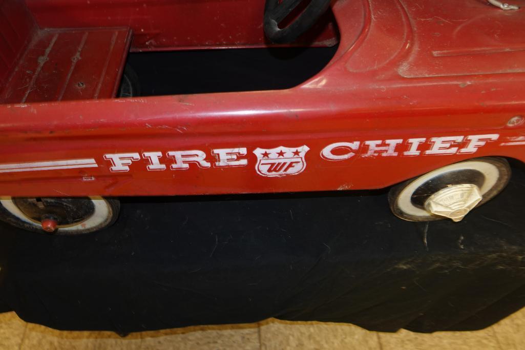 Vintage W.F. Fire chief Pedal Car