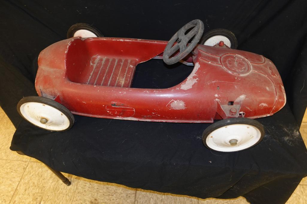 Vintage Plastic Bodied Pedal Car