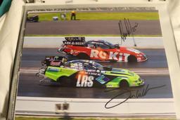 Binder of Autographed NHRA Pictures