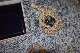 Large Quantity of Necklaces & Costume Jewelry