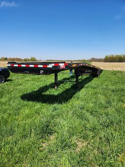 1992 MONROE MOTORS 40 FT. 3-CAR SLANT NOSE TRAILER