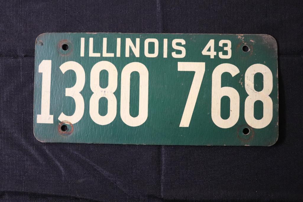 Illinois-43 soy License Plate