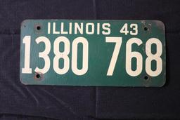 Illinois-43 soy License Plate