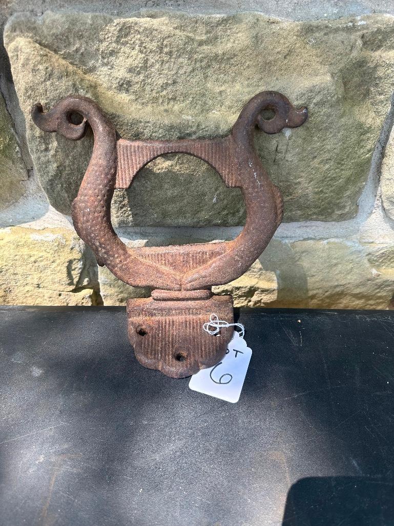 CAST IRON FISH BOOT SCRAPER