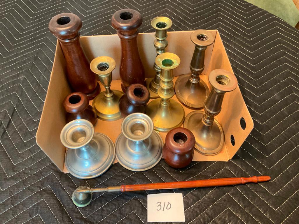 Quantity of Candlesticks & Snuffers