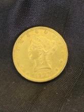 1907 LIBERTY HEAD $10 GOLD COIN