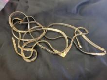 ASSORTMENT OF STERLING NECKLACES