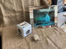 IHOME IPOD SPEAKER & VISIONTAC INC SOUND & MOTION MIRROR PICTURE - WORKS