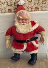 OLD VINTAGE RUSHTON MY TOY 23 INCH TALL SANTA CLAUS
