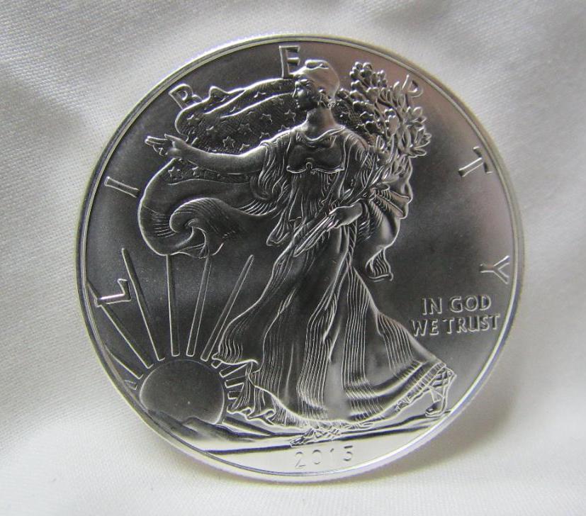 2015 SILVER EAGLE 1 OZ. FINE SILVER