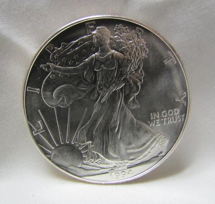 1994 SILVER EAGLE 1 OZ. FINE SILVER