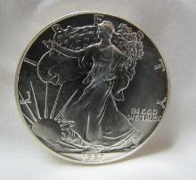 1987 SILVER EAGLE 1 OZ. FINE SILVER