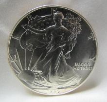 1986 SILVER EAGLE 1 OZ. FINE SILVER