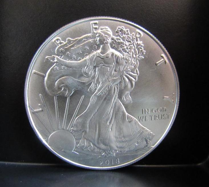 2018 SILVER EAGLE 1 OZ. FINE SILVER