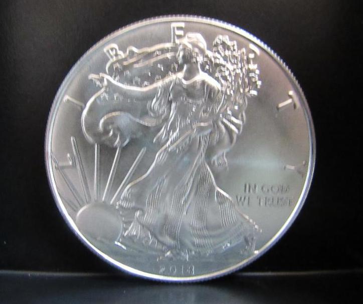 2018 SILVER EAGLE 1 OZ. FINE SILVER