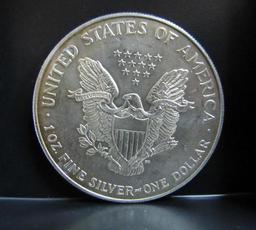 1996 SILVER EAGLE 1 OZ. FINE SILVER