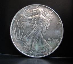 1993 SILVER EAGLE 1 OZ. FINE SILVER