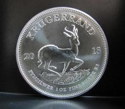 2018 SOUTH AFRICA 1 TROY OZ. FINE SILVER