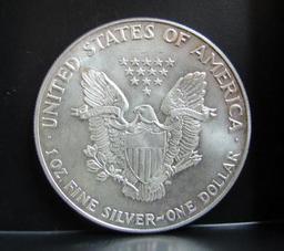 1988 SILVER EAGLE 1 OZ. FINE SILVER