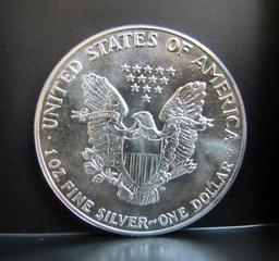 1987 SILVER EAGLE 1 OZ. FINE SILVER