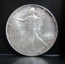 1988 SILVER EAGLE 1 OZ. FINE SILVER