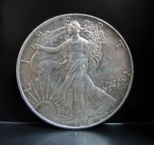 1992 SILVER EAGLE 1 OZ. FINE SILVER