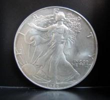 1986 SILVER EAGLE 1 OZ. FINE SILVER