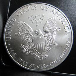 2008 SILVER EAGLE 1 OZ. FINE SILVER