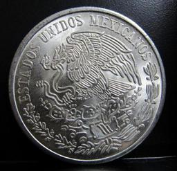 1978 MEXICAN GENERAL JOSE MARIA MORELOS 100 PESOS PURE SILVER 20 GRAMS