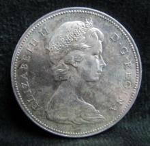 1966 CANADA QUEEN ELIZABETH II VOYAGER SILVER DOLLAR