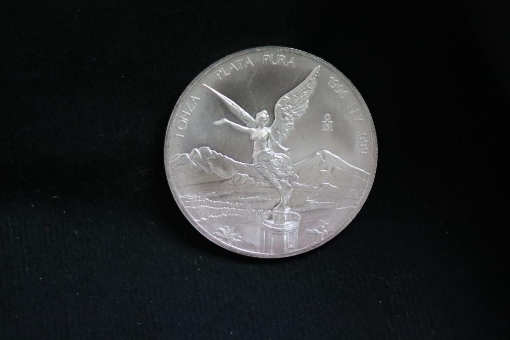 1996 Mexican 1 oz. pure silver