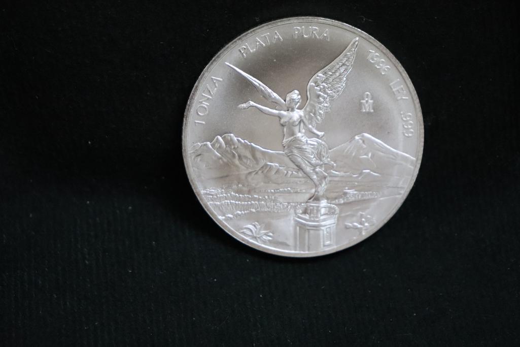 1996 Mexican 1 oz. pure silver