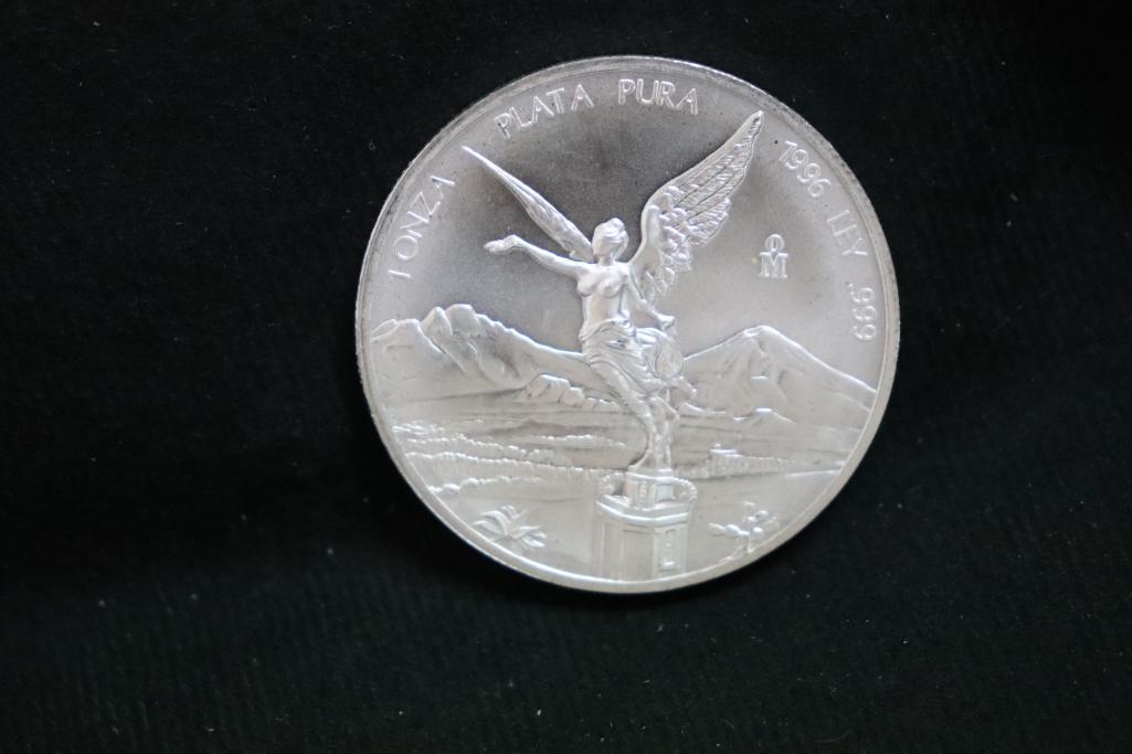 1996 Mexican 1 oz. pure silver