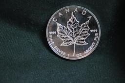 1996 Canadian 1 oz. Fine Silver Coin