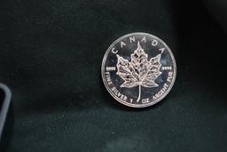 1996 Canadian 1 oz. Fine Silver Coin