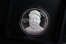 1995 Limited Addition Kirby Puckett 1 Troy oz. Silver Coin