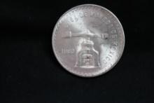 1980 Mexican 1 oz. Silver Coin