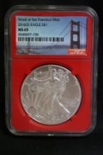 2016 S Silver Eagle Silver Coin