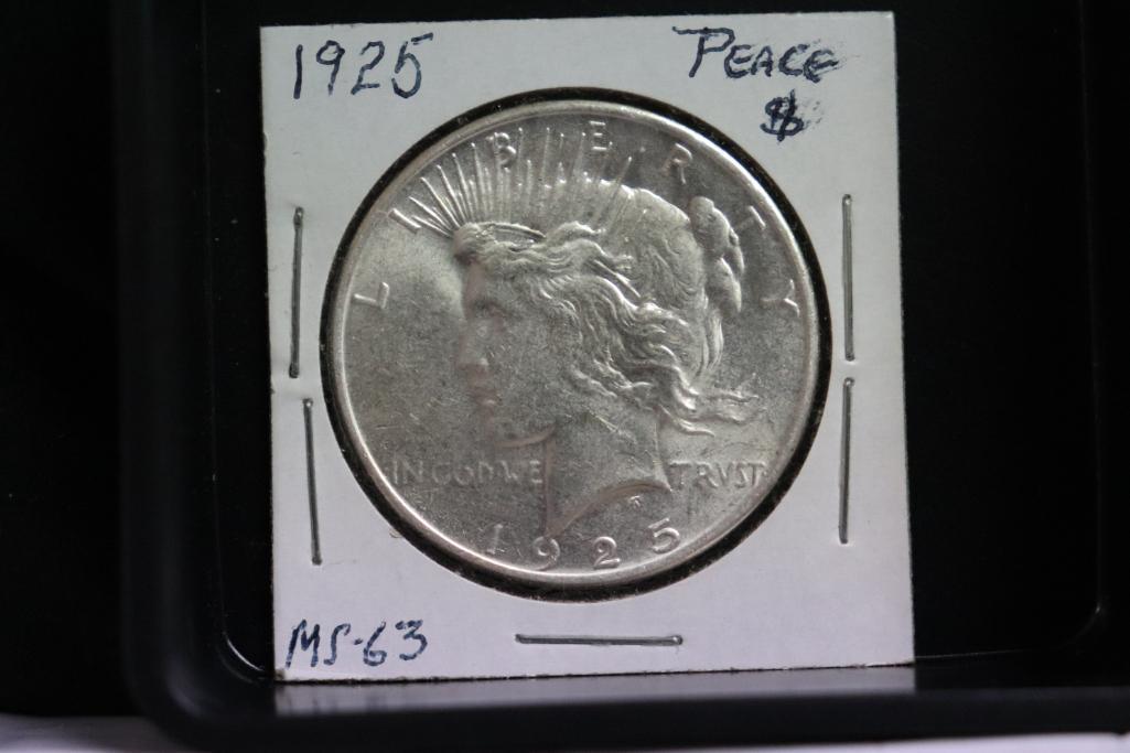 1925 Peace Silver Dollar