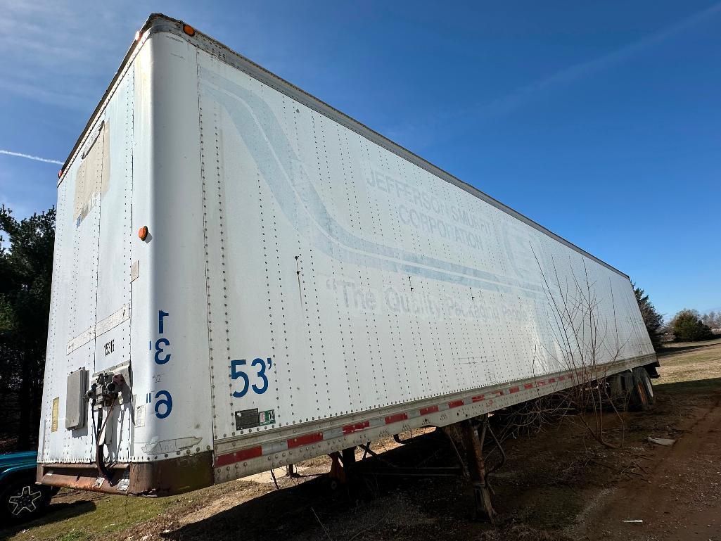 1996 Trailmobile Van Trailer 53 ft . Long