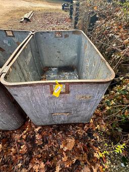 Metal Commercial Rolling Bins