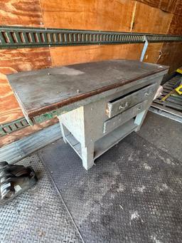 Approx. 48 in. Wide Rustic & Primitive Work Bench