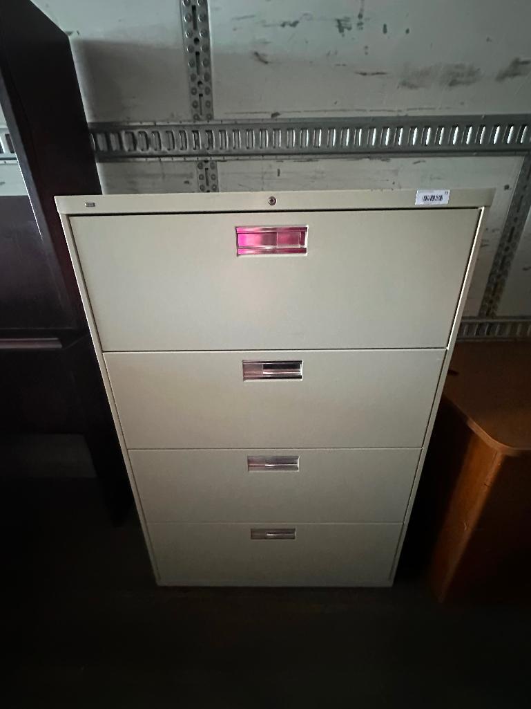 Hon 4-Drawer File Cabinet, No Key